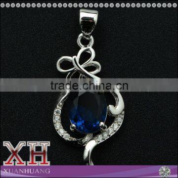 Made in China Sterling Silver Micro Pave Pendant Wholesale Jewelry