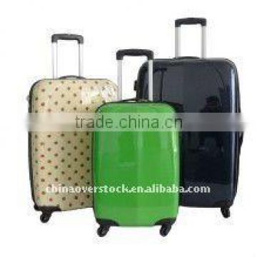Simple design/cheapest price/fast delivery time ABS trolley luggage set