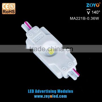 0.36w mini injection led module led linear module for channel letter/advertising box