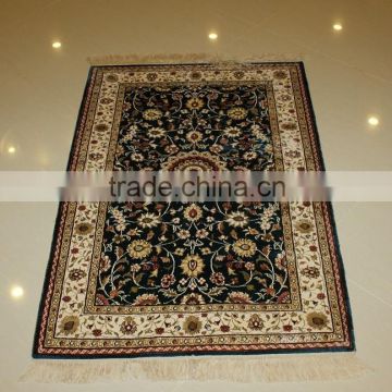 persian morden handmade silk carpet hand knotted silk prayer rug carpet