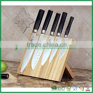 FB1-7003 Magnetic Bamboo Knife Block