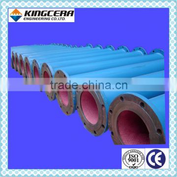 Ceramic-lined composite steel pipe