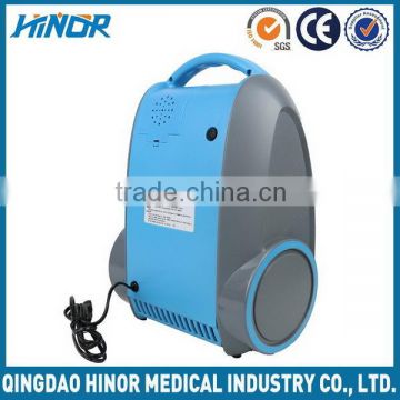 Low noise rechargable high purity oxygen generator