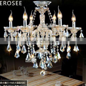Cognac Crystal Chandelier Light / Lusters with 6 Lights