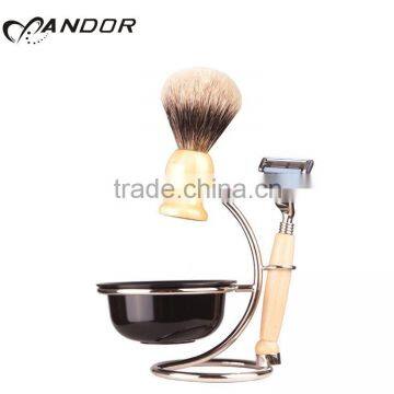 Hot sale pure badger shaving brush with wood handle