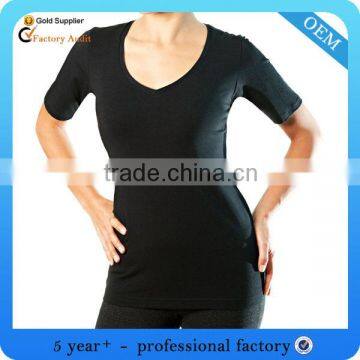 plain women fitted blank t-shirts