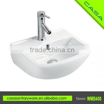 Sanitary ware china white ceramic wall mounted hand wash sink