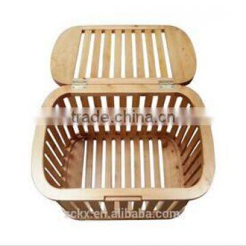 New style wooden storage basket