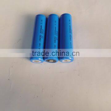 Hot sell 2000mAh 2200mAh 18650 3.7V cylinder lithium ion lithium battery