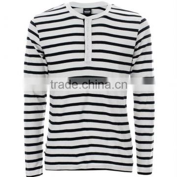 fashion long sleeve striped t shirts for men