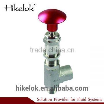 ss316L high pressure manual pressure relief valve