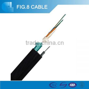 Self-support aerial single mode 72 core fiber optics cable GYTC8S