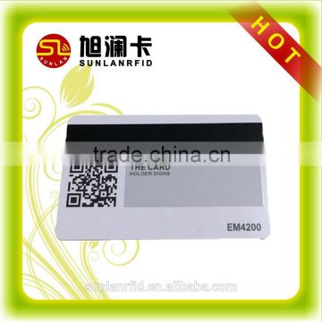 competitive price pvc id blank chip cards /membership card with CMYK printing