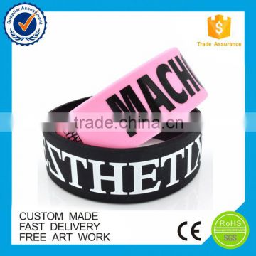 Free sample silicone wristbands with custom logo