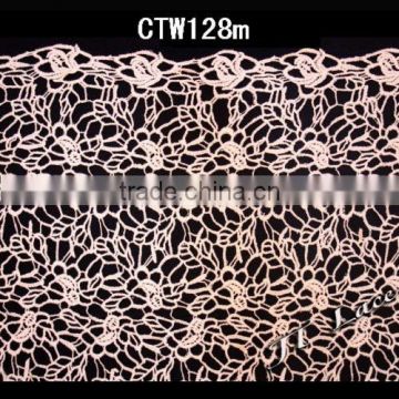Exquisite Guangzhou cotton embroidery fabric lace CTW128m