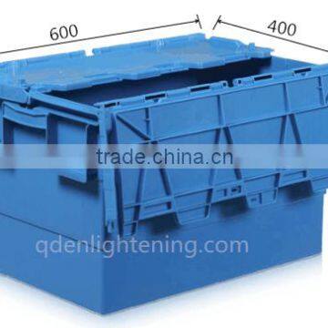 attached plastic storage container boxes/stackable lid container