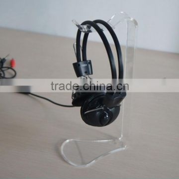 cutomized transparent headphones display holder