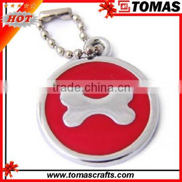 Wholesale custom shape metal dog tag for jewelry