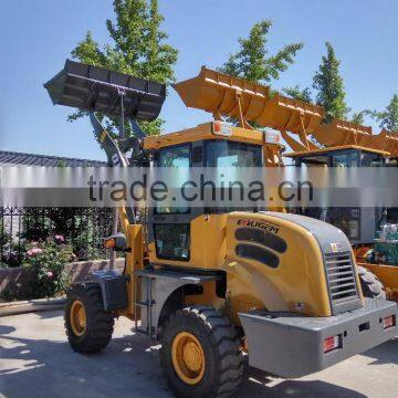 2016 mini wheel loader and 1.6 ton big cabin and roof with xinchai engine