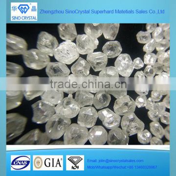 lab grown synthetic white color jewelry rough diamond for sale