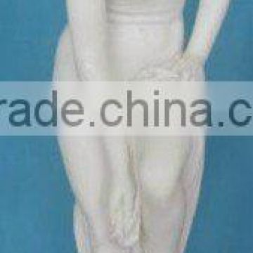 white marble statues