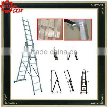 triple extension aluminum ladder with ce approval