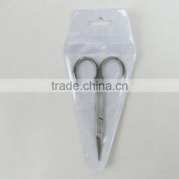 Eyebrow scissors with sand polish