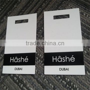 2017 high quality custom paper garment hang tags