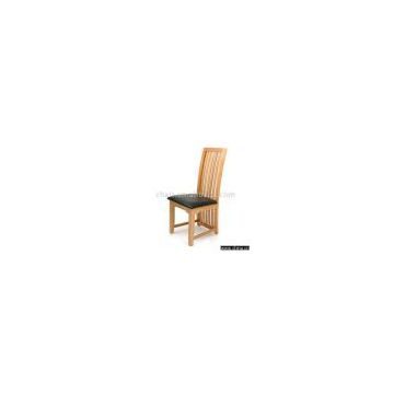 Sell Oak Dining Chair with Leather Seat