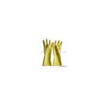 Sell Flocklined Household Latex  Gloves