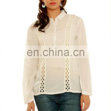 Wholesaler india woman designer hip length long sleeve beautiful tunic