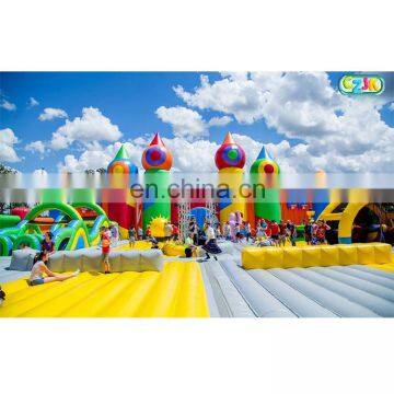 giant huge high quality amusement park inflatable funcity bounce city