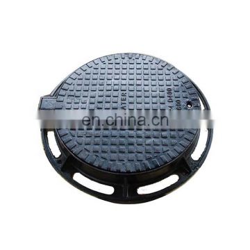 EN124 C250 810*75mm Round cast iron sanitary sewer manhole cover and frame