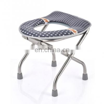 Toilet stool toilet chair for the elderly foldable home convenient stool chair room toilet seat chair