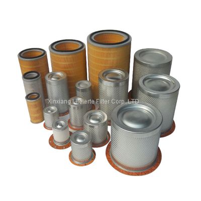 metal hot rolling use Oil gas separation filter element air compressor accessories
