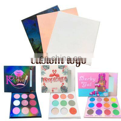 16 color empty round eyeshadow palette circle makeup paint style palette packaging wholesale