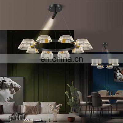 Long Term Use Indoor Acrylic Decoration 36 54 108 128 W Living Room LED Modern Pendant Light