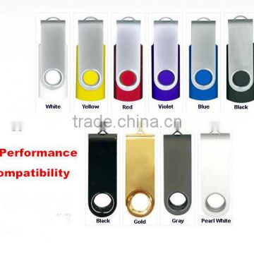 G&J 2014 factory lowest price Swing Drive Flash Drive Metal Swivel Cover 2 Gb