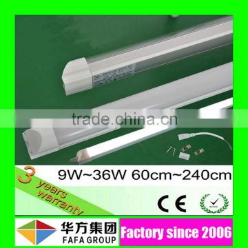 110lm/w CRI>80 600-2400mm 8w-40w integrated t5 led tube 4FT keyword led tube warm white led t5 tube