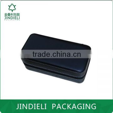 black hot sale fashion leather gift box package