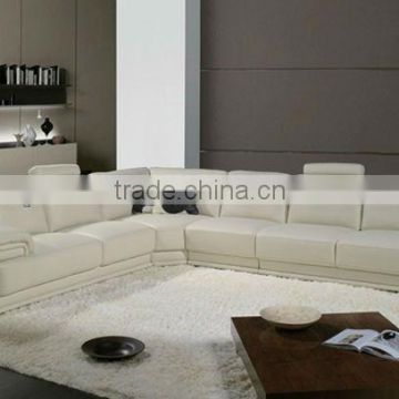 Living Room Furniture Latest Design Corner Sofa LShaped Genuine Leather Sofa Top Grain Leather Sofa China Furniture Sofa A097-33