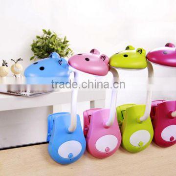COLORFUL USB RECHARGEABLE SAVING ENERGY LED READING LAMP WITH CLIP