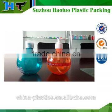 400ml empty PET ball shape bottle for liquid soap