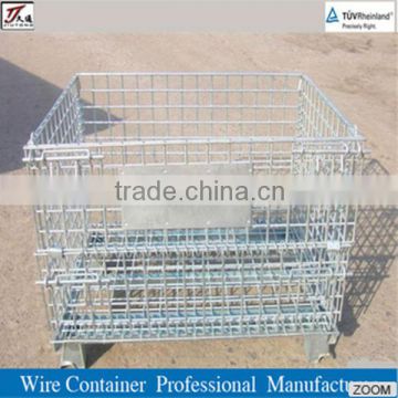 Warehouse Steel Wire Mesh Basket for Sale