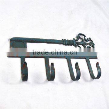 Industrial french style metal key hook