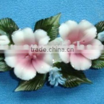 ceramic flower,porcelain flower decoration