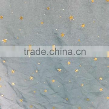 made in china 75D poly chiffon beads with disu technics fabric