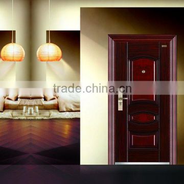 renqiu steel unequal double door/entry door for home