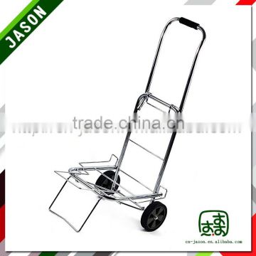 Pooyo chrome plated two wheel hand carts H6