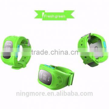2016 Live tracking Real GPS WiFi Lbs Tracker Color Display Kids Smart Watch with Two Way Communication Kids Children